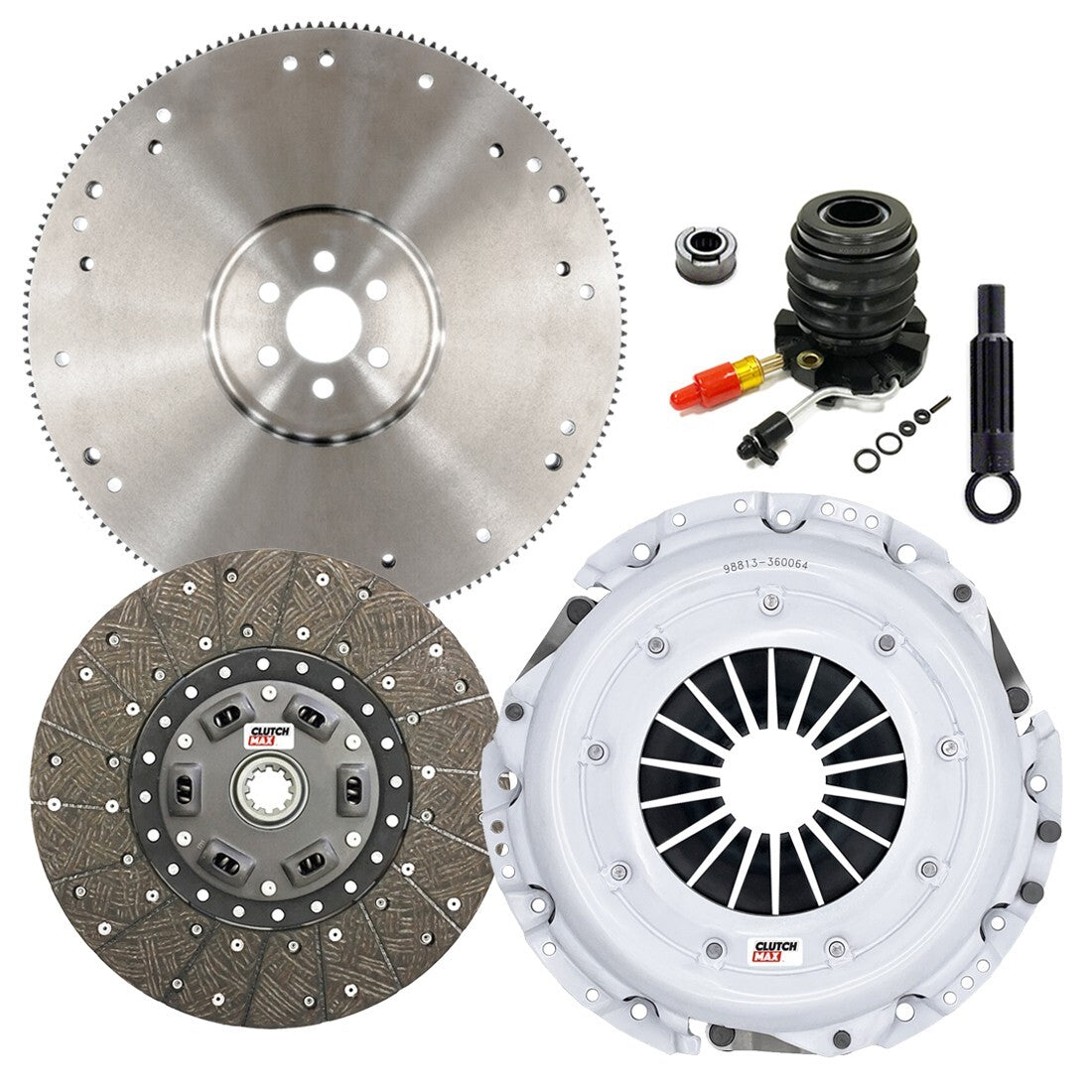 CLUTCHMAX STAGE 1 CLUTCH KIT & FLYWHEEL WITH SLAVE CYLINDER BUNDLE SET [CM07097HDWS-FW167935-ST1]