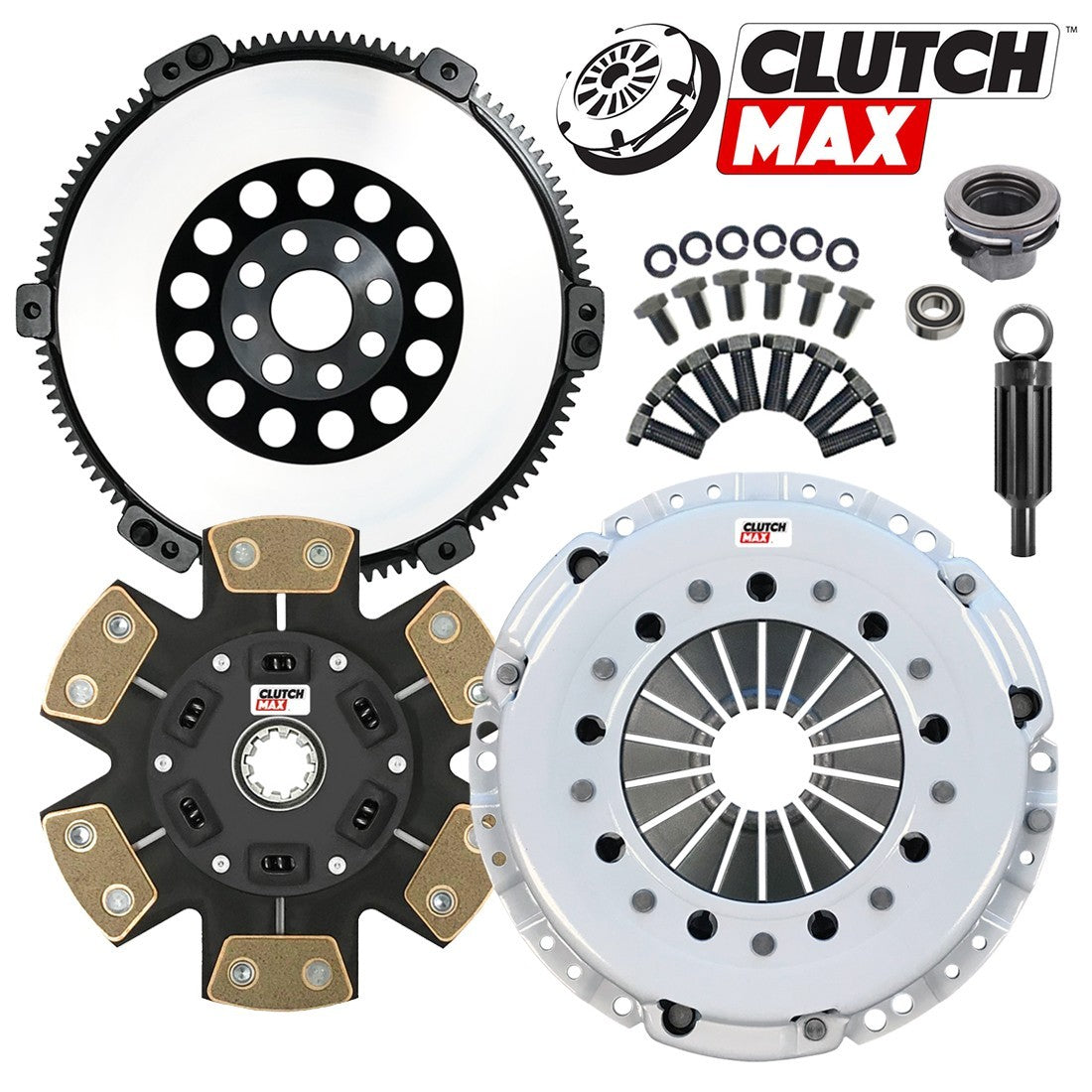 CLUTCHMAX STAGE 4 CLUTCH KIT & PERFORMANCE CHROMOLY FLYWHEEL BUNDLE SET [CM03054HDCLSF-ST4]