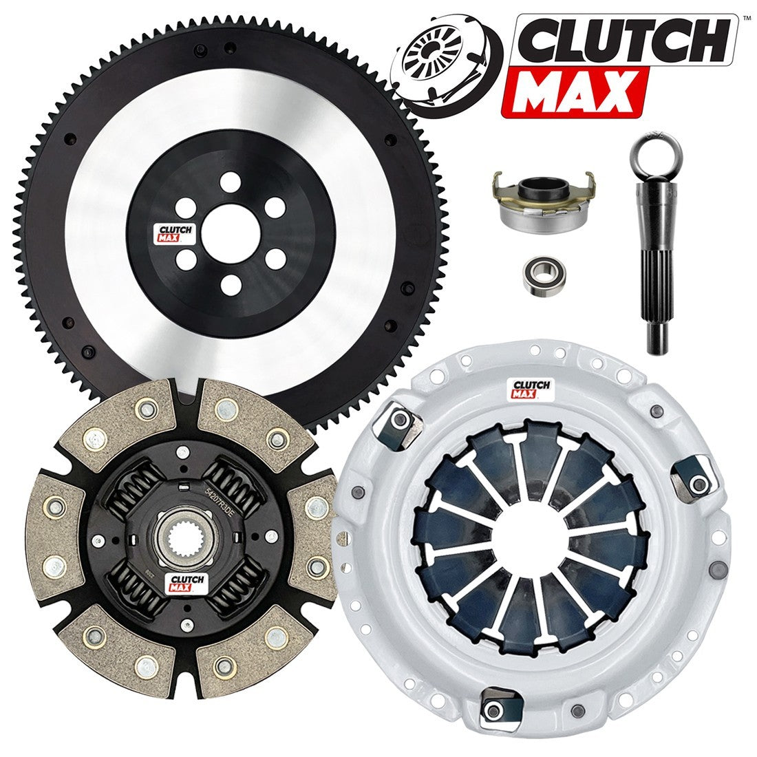 CLUTCHMAX STAGE 3 CLUTCH KIT & PERFORMANCE CHROMOLY FLYWHEEL BUNDLE SET [CM08050HDCLSF-ST3]