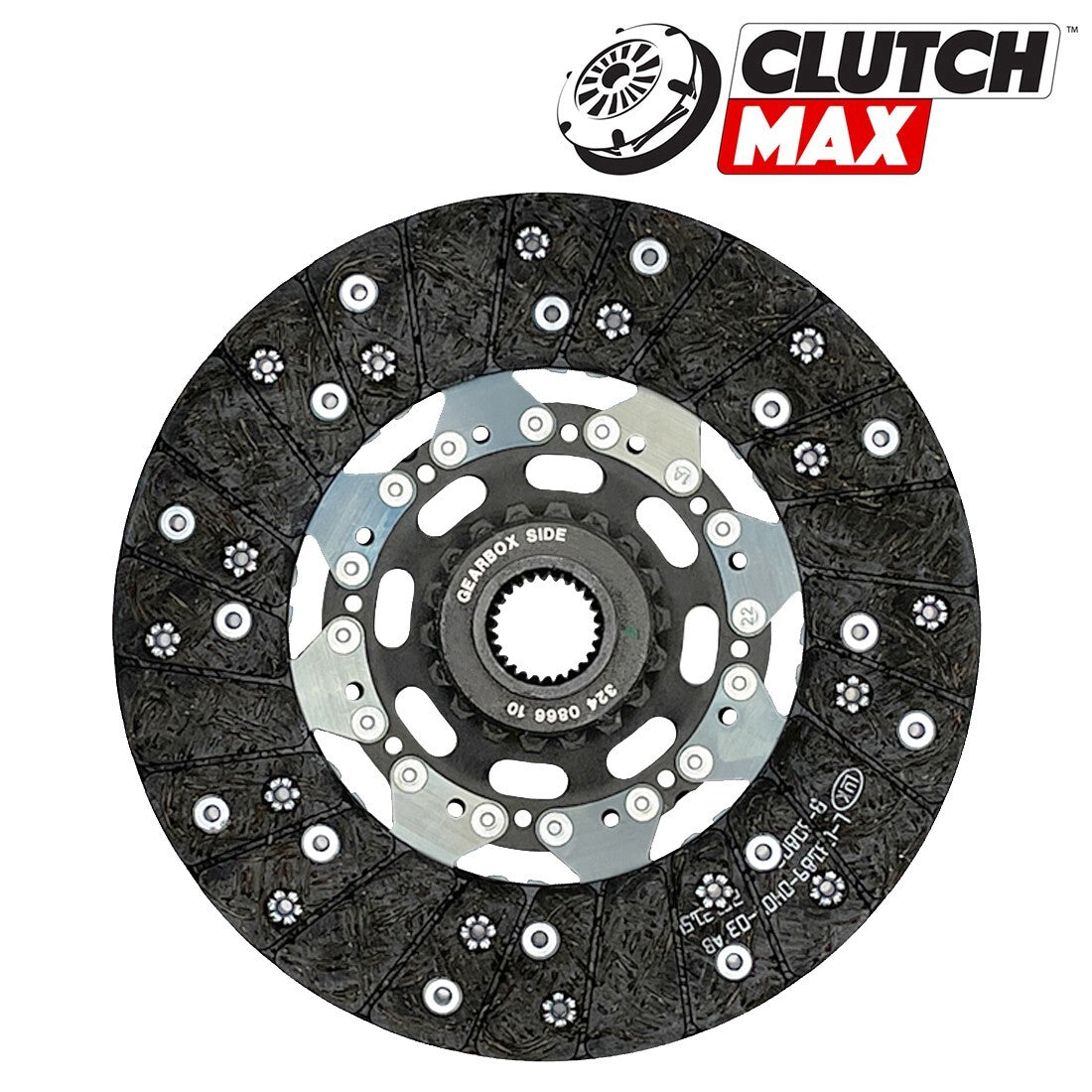 CLUTCHMAX 800HP TWIN PLATE CLUTCH KIT & PERFORMANCE CHROMOLY FLYWHEEL BUNDLE SET [CM04823MPLSF-CK]