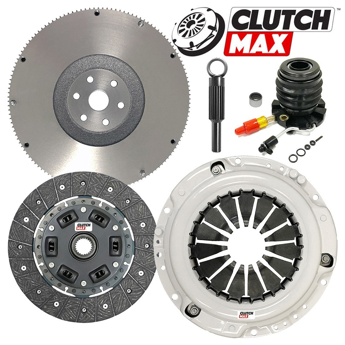 CLUTCHMAX STAGE 1 CLUTCH KIT & FLYWHEEL WITH SLAVE CYLINDER BUNDLE SET [CM07141HDWS+FW167705-ST1]