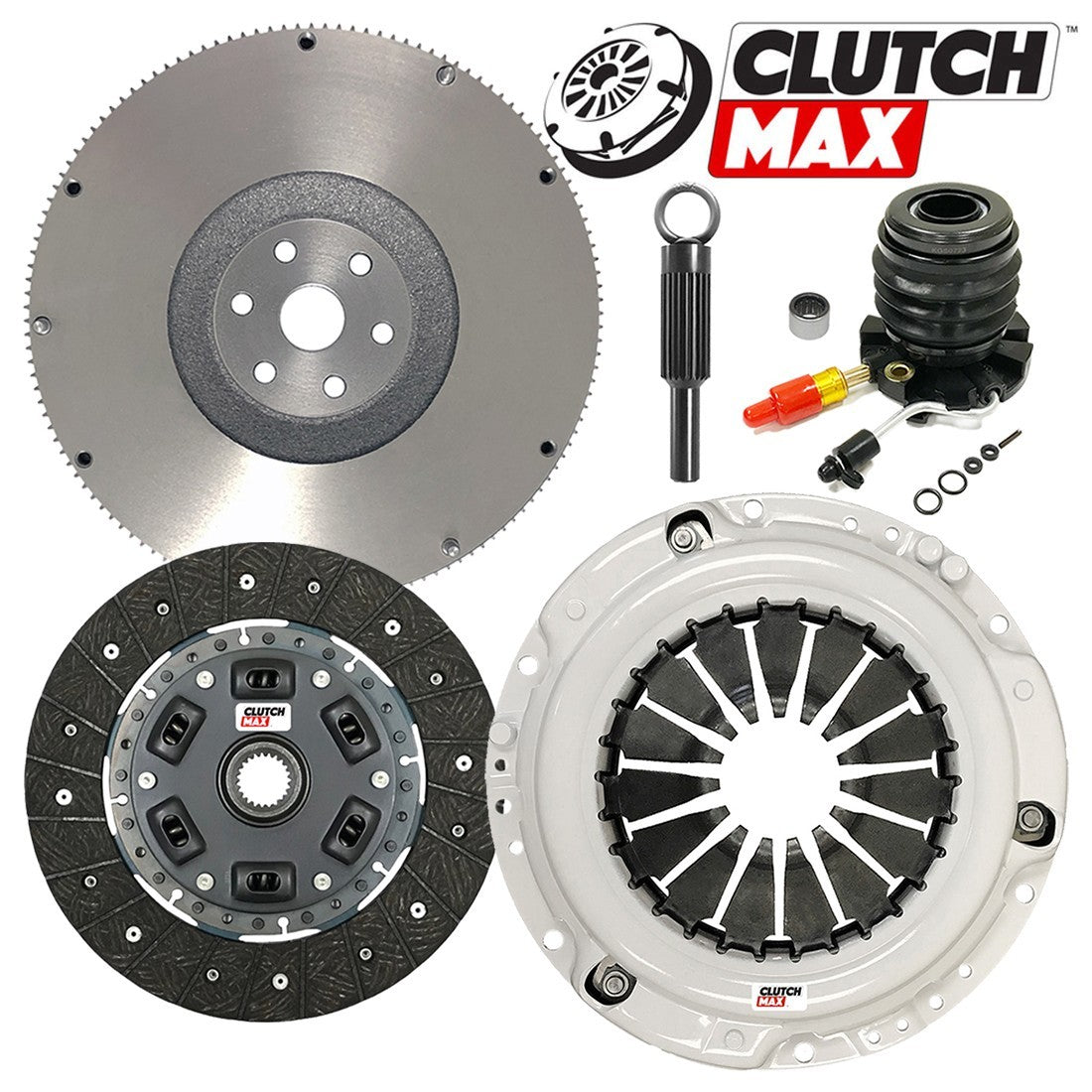 CLUTCHMAX STAGE 2 CLUTCH KIT & FLYWHEEL WITH SLAVE CYLINDER BUNDLE SET [CM07141HDWS+FW167705-ST2]