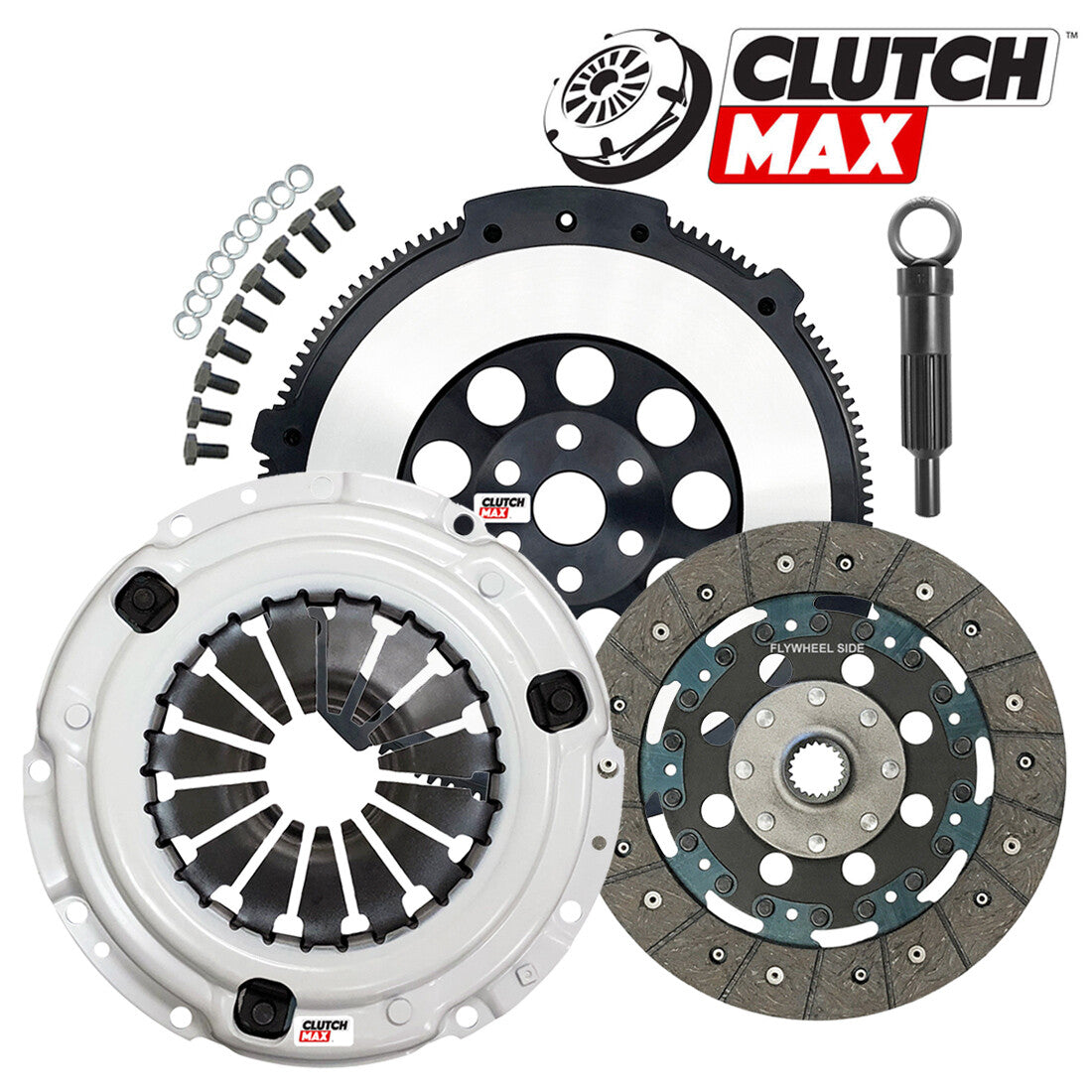 CLUTCHMAX OEM CLUTCH KIT & PERFORMANCE CHROMOLY FLYWHEEL BUNDLE SET [CM06255HDRLSF-CKR]