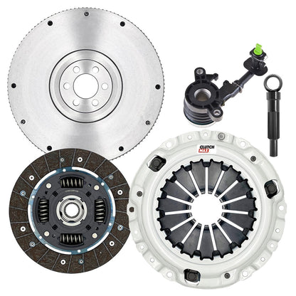 CLUTCHMAX STAGE 2 CLUTCH KIT & FLYWHEEL WITH SLAVE CYLINDER BUNDLE SET [CM06089HDWS-FW167974-ST2]
