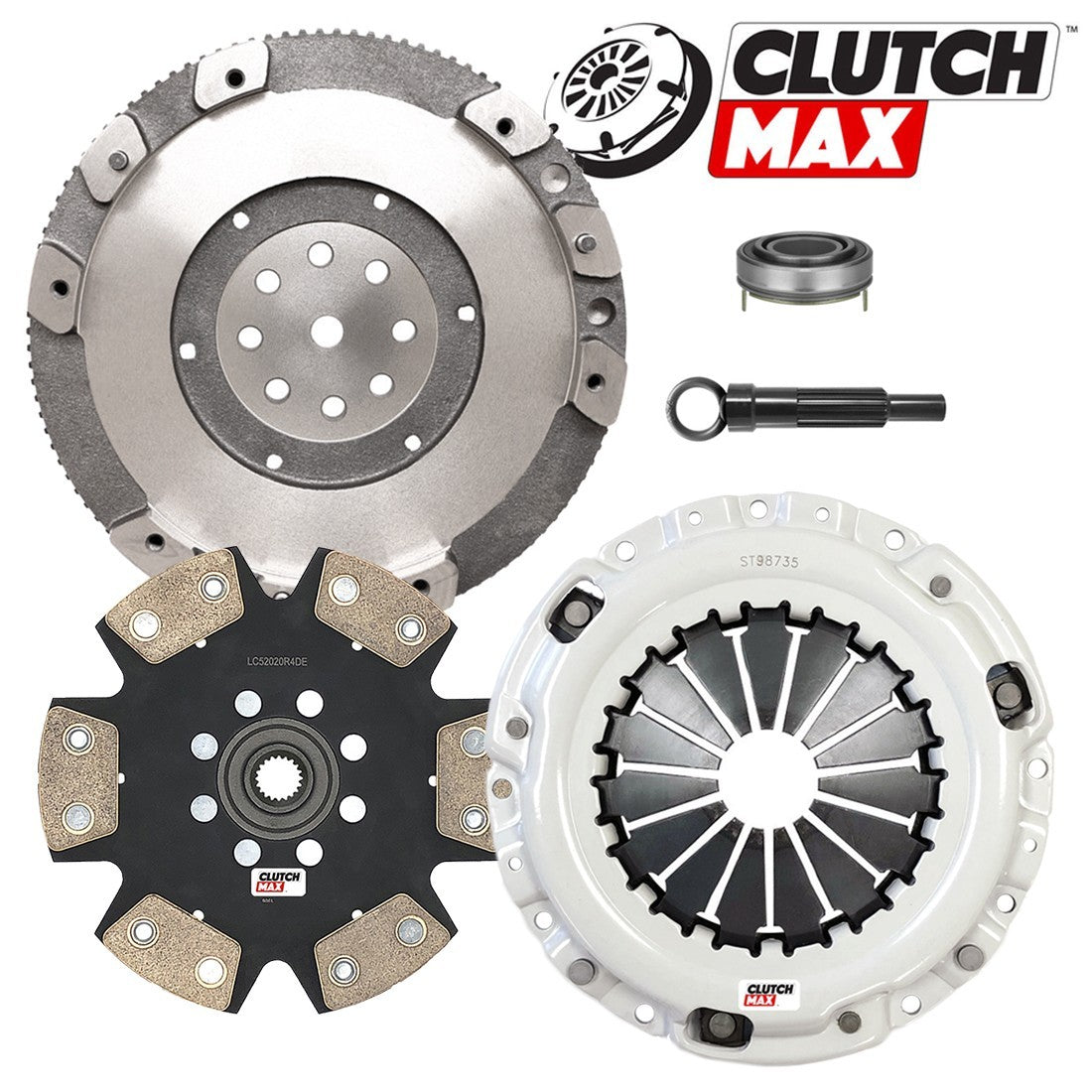 CLUTCHMAX STAGE 4 CLUTCH KIT & FLYWHEEL BUNDLE SET [CM05048HDD-FW167514-ST4]