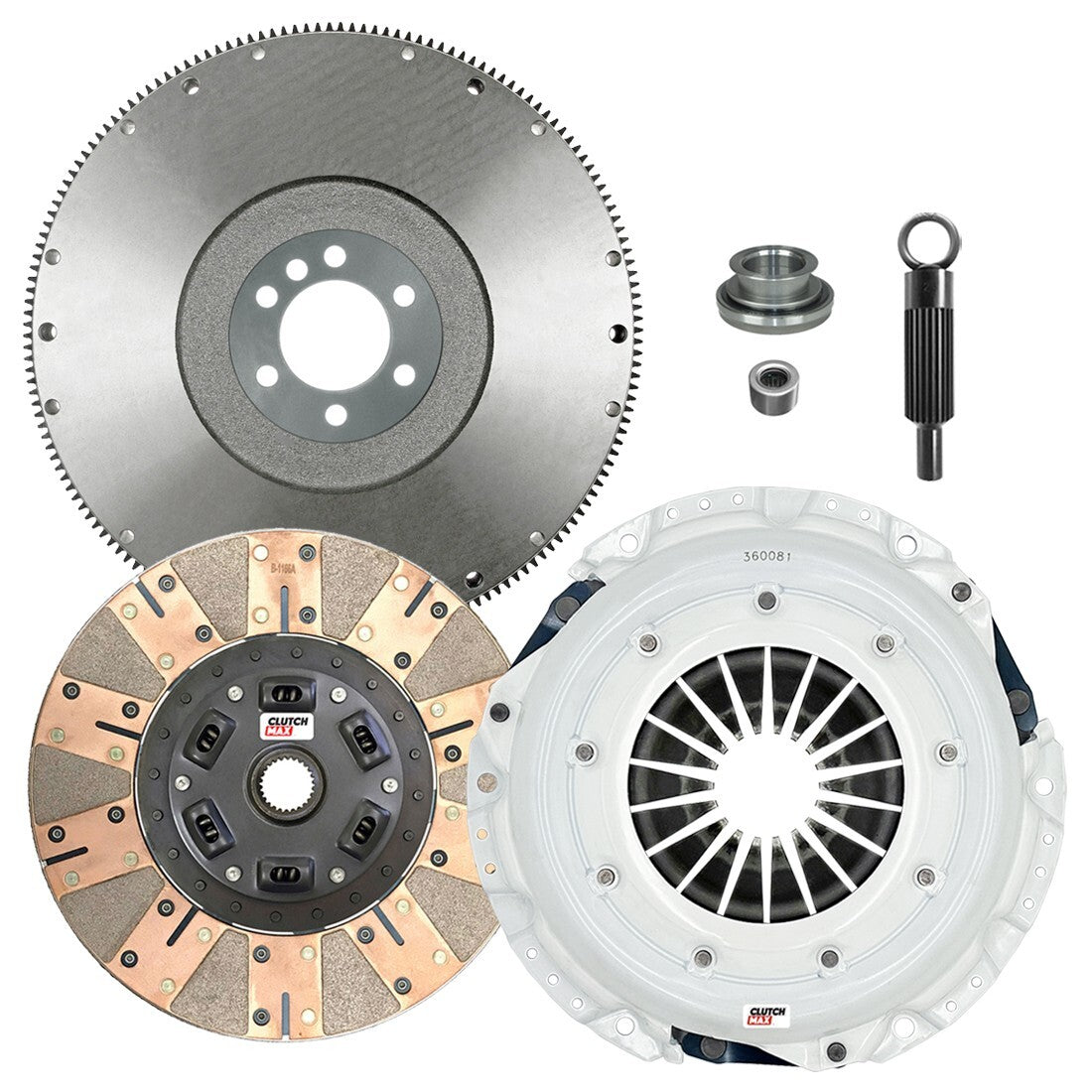 CLUTCHMAX STAGE 3 CLUTCH KIT & FLYWHEEL BUNDLE SET [CM04504DF-FW167654-ST3]