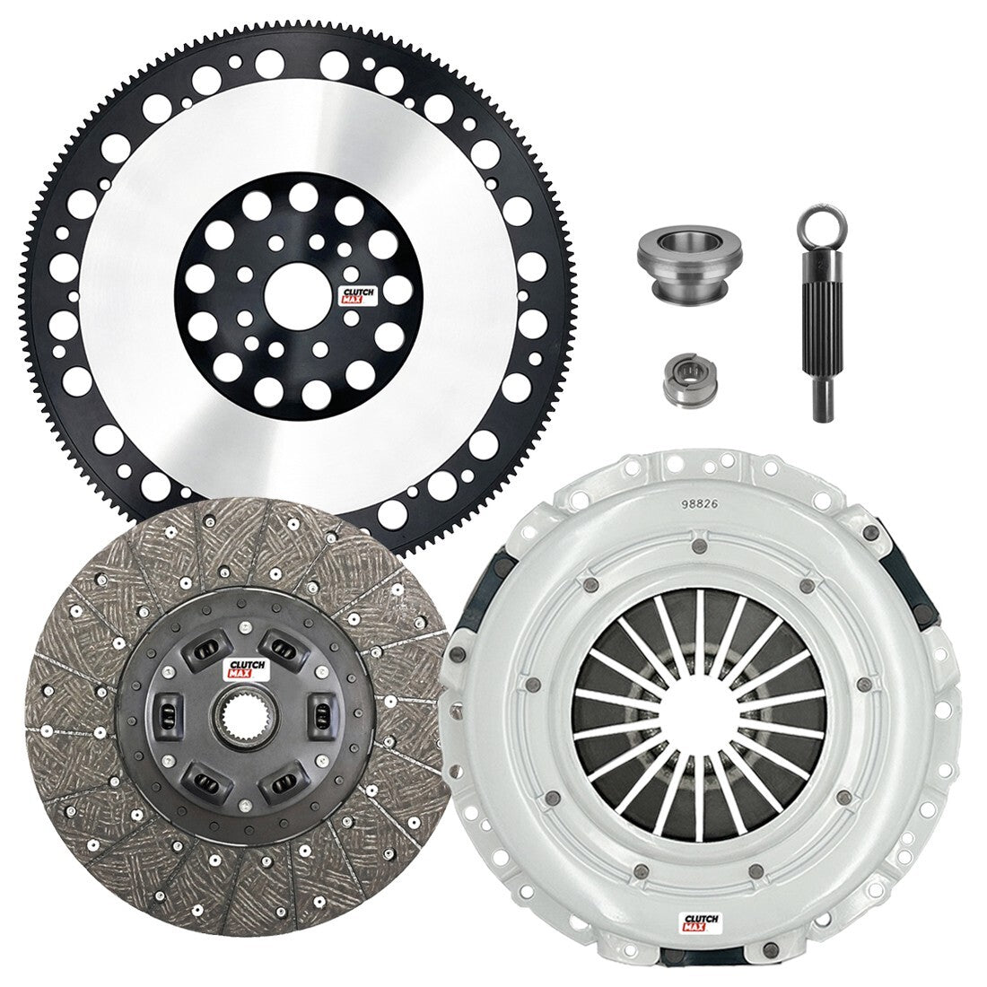CLUTCHMAX STAGE 1 CLUTCH KIT & PERFORMANCE CHROMOLY FLYWHEEL BUNDLE SET [CM07806HDLSF-ST1]