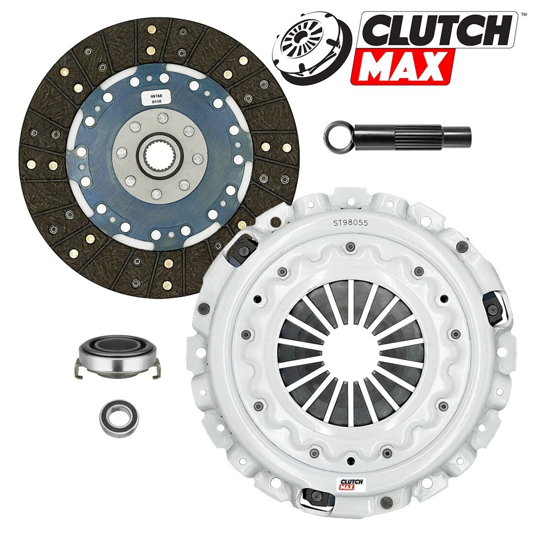 CLUTCHMAX STAGE 2 CLUTCH KIT & PERFORMANCE CHROMOLY FLYWHEEL BUNDLE SET [CM08810HDRLSF-ST2R]