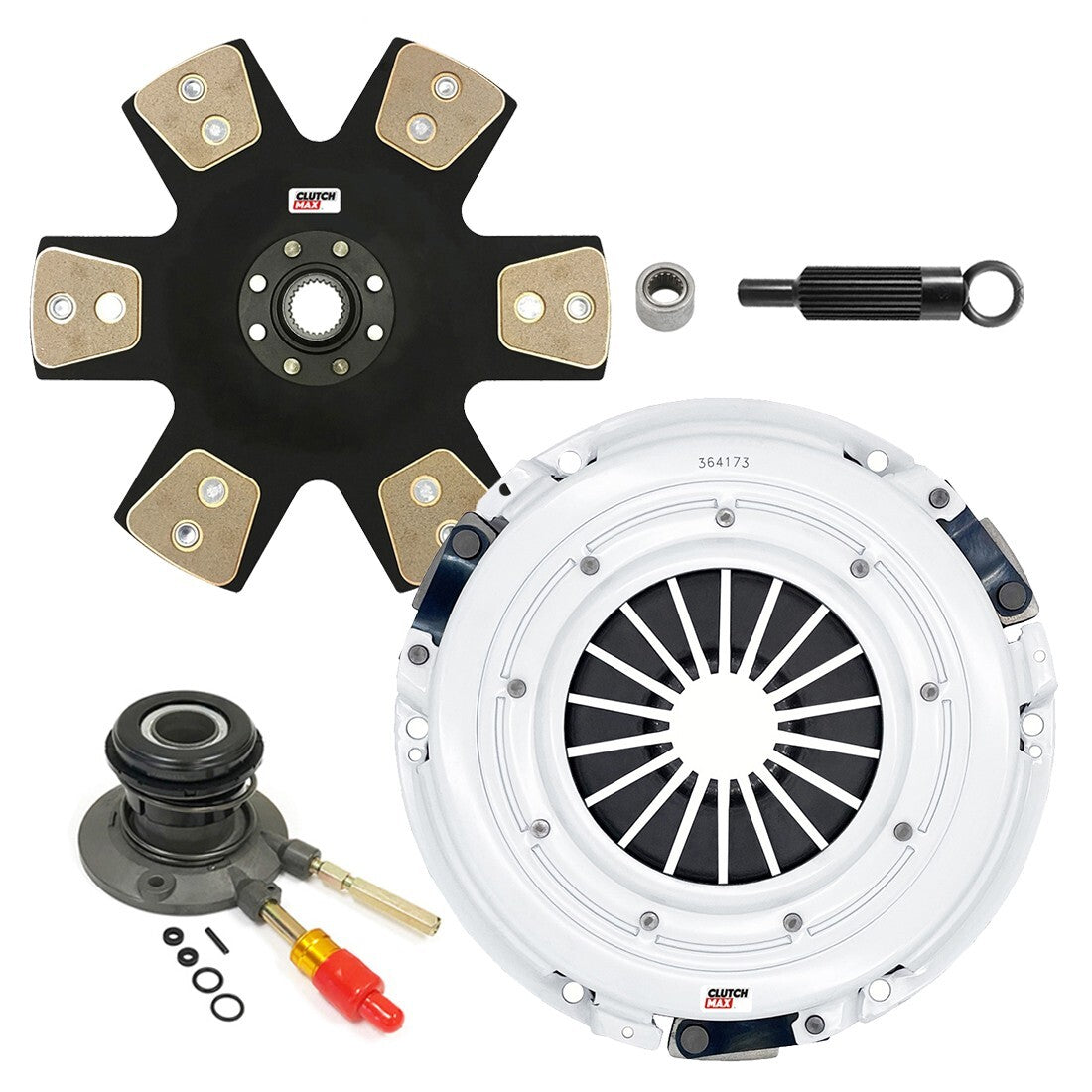 CLUTCHMAX STAGE 5 CLUTCH KIT WITH SLAVE CYLINDER BUNDLE SET [CM04173HDDWS-ST5]
