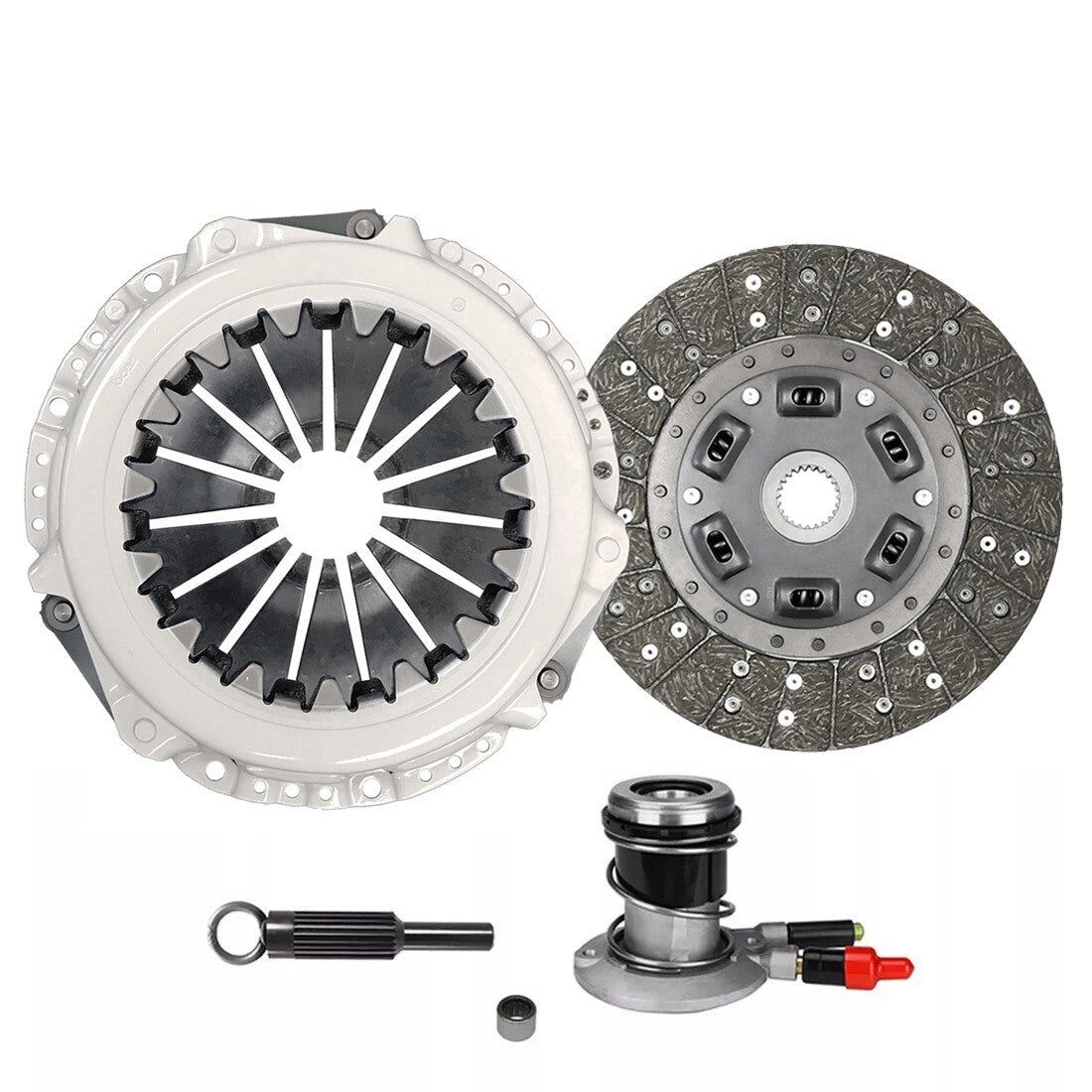 CLUTCHMAX OEM CLUTCH KIT WITH SLAVE CYLINDER BUNDLE SET [CM07077HDWS-CK]