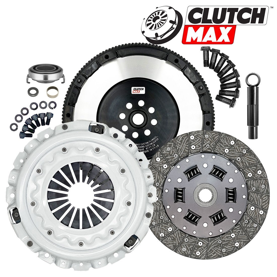 CLUTCHMAX OEM CLUTCH KIT & PERFORMANCE CHROMOLY FLYWHEEL BUNDLE SET [CM08819HDLSF-CK]