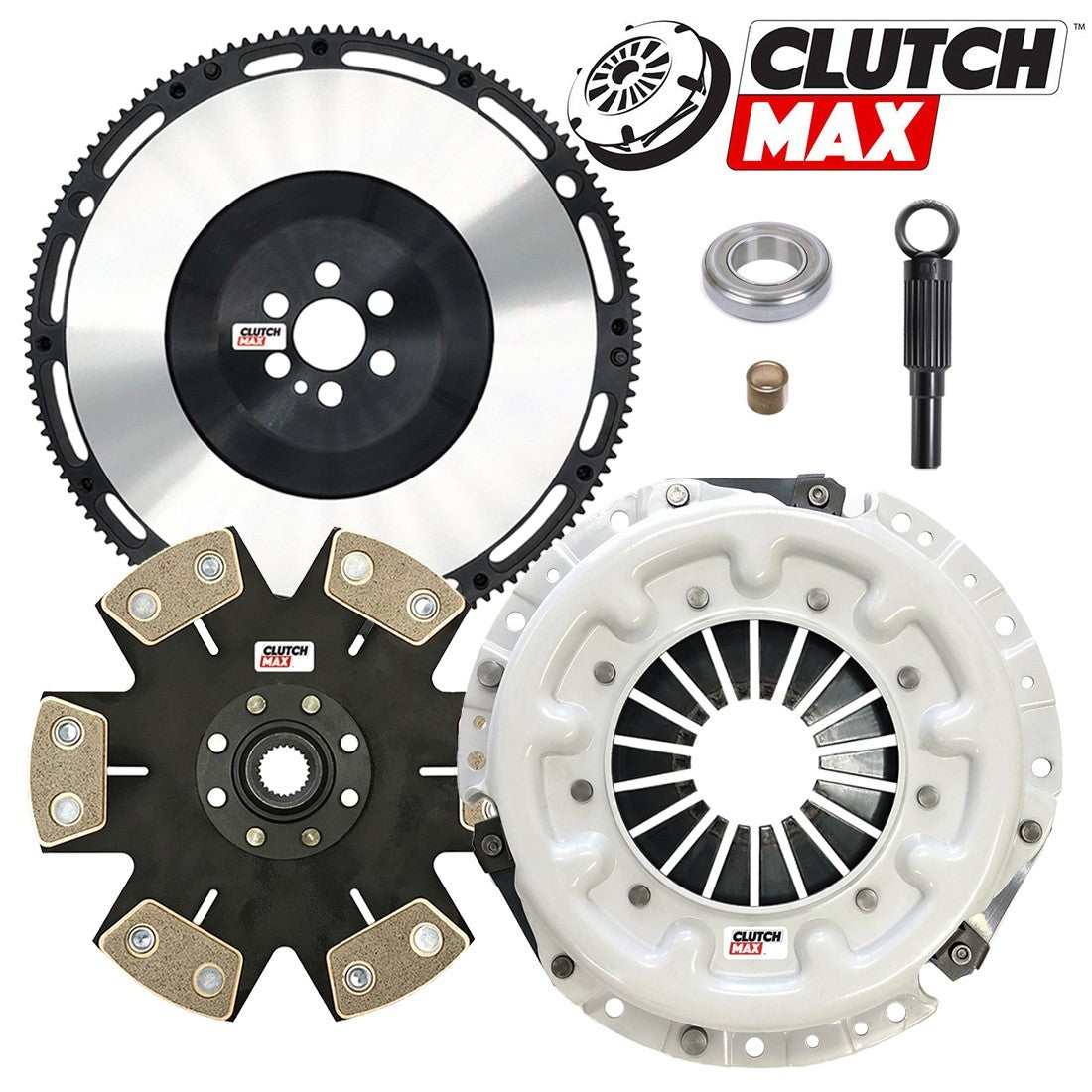 CLUTCHMAX STAGE 4 CLUTCH KIT & PERFORMANCE CHROMOLY FLYWHEEL BUNDLE SET [CM06038HDDLSF-ST4]