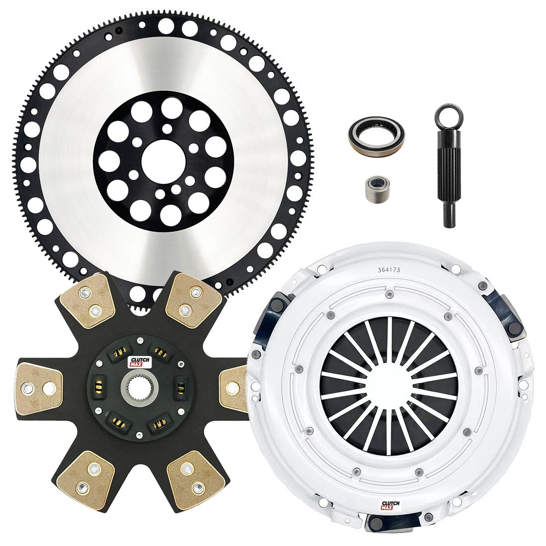 CLUTCHMAX STAGE 4 CLUTCH KIT & PERFORMANCE CHROMOLY FLYWHEEL BUNDLE SET [CM04222HDCLSF-ST4]