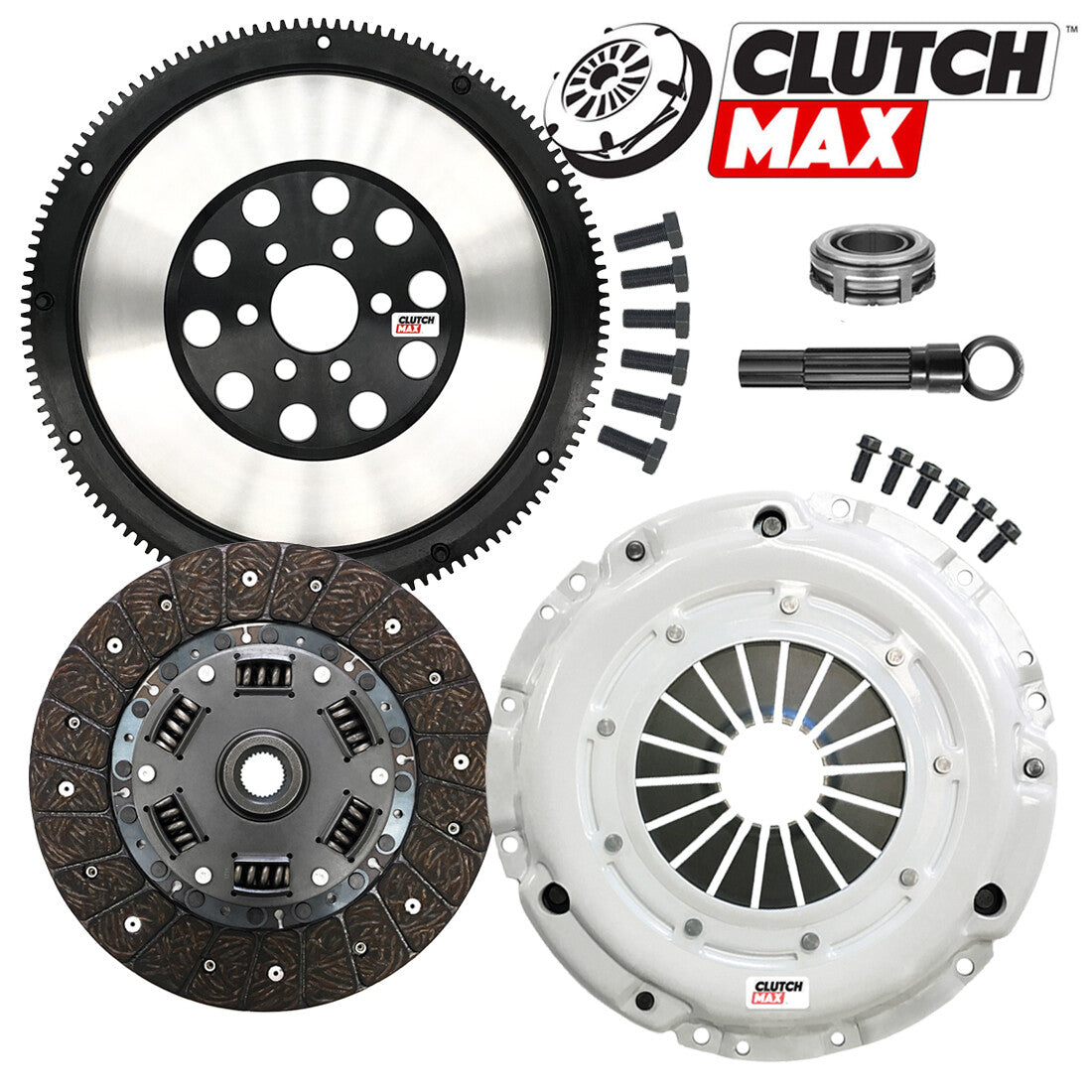 CLUTCHMAX STAGE 2 CLUTCH KIT & PERFORMANCE CHROMOLY FLYWHEEL BUNDLE SET [CM17065HDLSF-ST2]