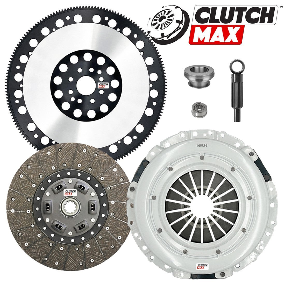 CLUTCHMAX STAGE 1 CLUTCH KIT & PERFORMANCE CHROMOLY FLYWHEEL BUNDLE SET [CM07024HDLSF-ST1]