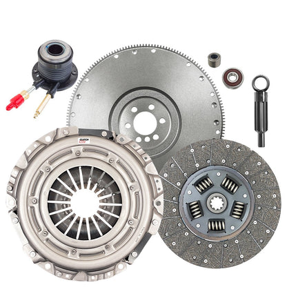 CLUTCHMAX OEM CLUTCH KIT & FLYWHEEL WITH SLAVE CYLINDER BUNDLE SET [CM04253HDWS-FW167529-CK]
