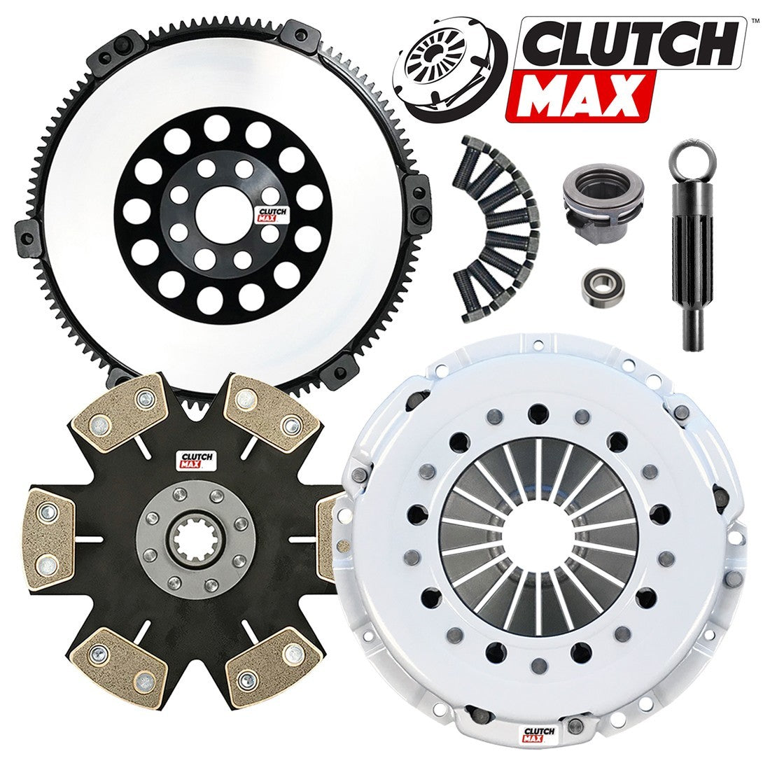 CLUTCHMAX STAGE 5 CLUTCH KIT & PERFORMANCE CHROMOLY FLYWHEEL BUNDLE SET [CM03047HDDLSF-ST5]
