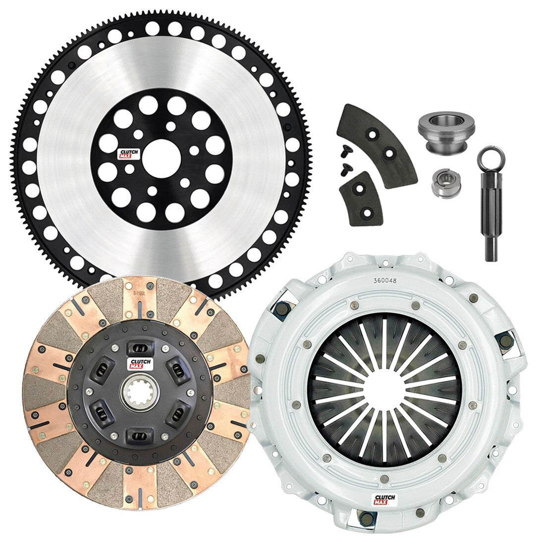 CLUTCHMAX STAGE 3 CLUTCH KIT & PERFORMANCE CHROMOLY FLYWHEEL BUNDLE SET [CM07042DFLSF-ST3]