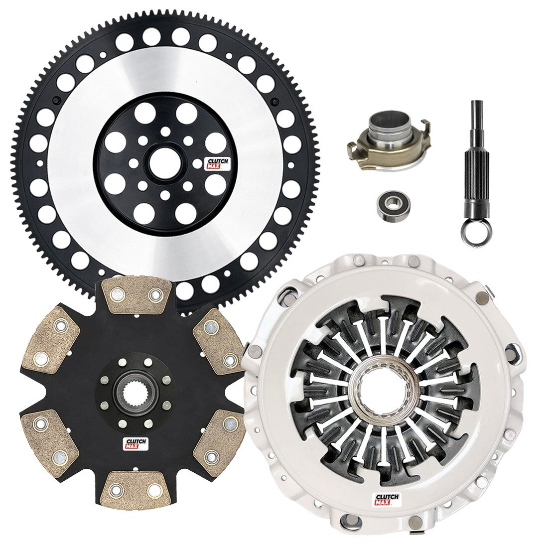 CLUTCHMAX STAGE 5 CLUTCH KIT & PERFORMANCE CHROMOLY FLYWHEEL BUNDLE SET [CM15019HDDLSF-ST5]