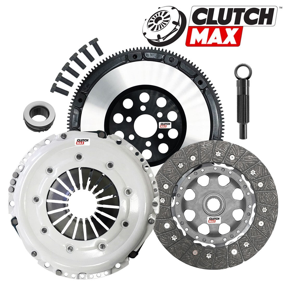 CLUTCHMAX OEM CLUTCH KIT & PERFORMANCE CHROMOLY FLYWHEEL BUNDLE SET [CM02027HDRLSF-CKR]