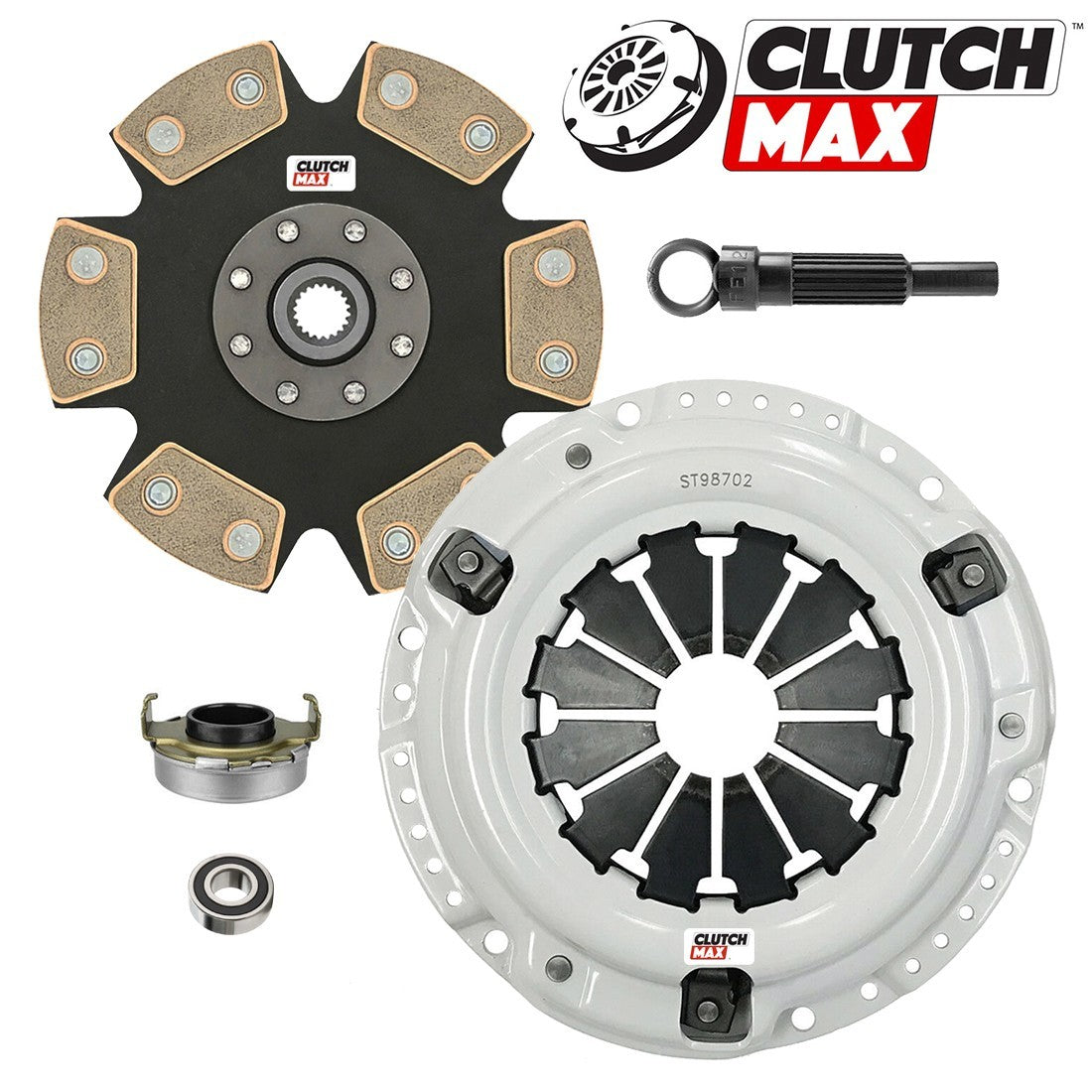 CLUTCHMAX STAGE 4 CLUTCH KIT & PERFORMANCE CHROMOLY FLYWHEEL BUNDLE SET [CM08022HDDLSF-ST4]