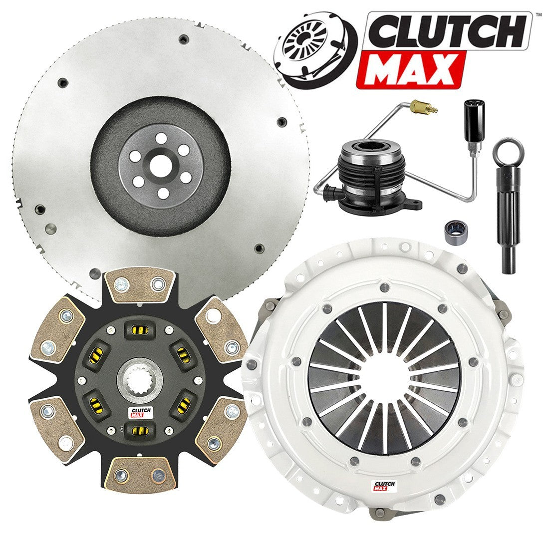 CLUTCHMAX STAGE 3 CLUTCH KIT & FLYWHEEL WITH SLAVE CYLINDER BUNDLE SET [CM01133HDCWS+FW167008-ST3]