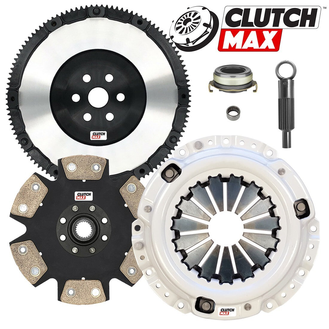 CLUTCHMAX STAGE 4 CLUTCH KIT & PERFORMANCE CHROMOLY FLYWHEEL BUNDLE SET [CM10063HDDLSF-ST4]