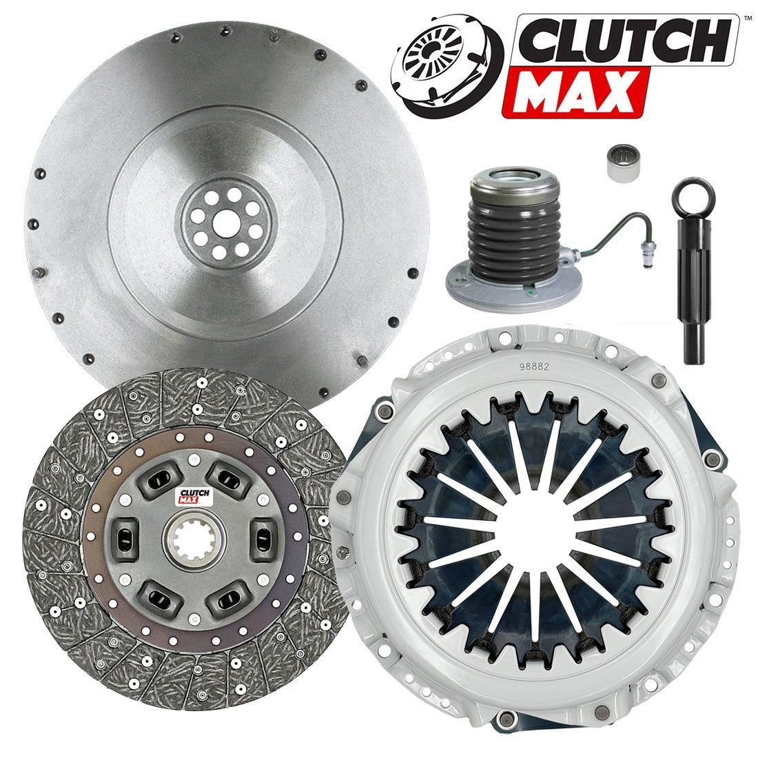 CLUTCHMAX STAGE 1 CLUTCH KIT & FLYWHEEL WITH SLAVE CYLINDER BUNDLE SET [CM07193HDWS-FW167980-ST1]