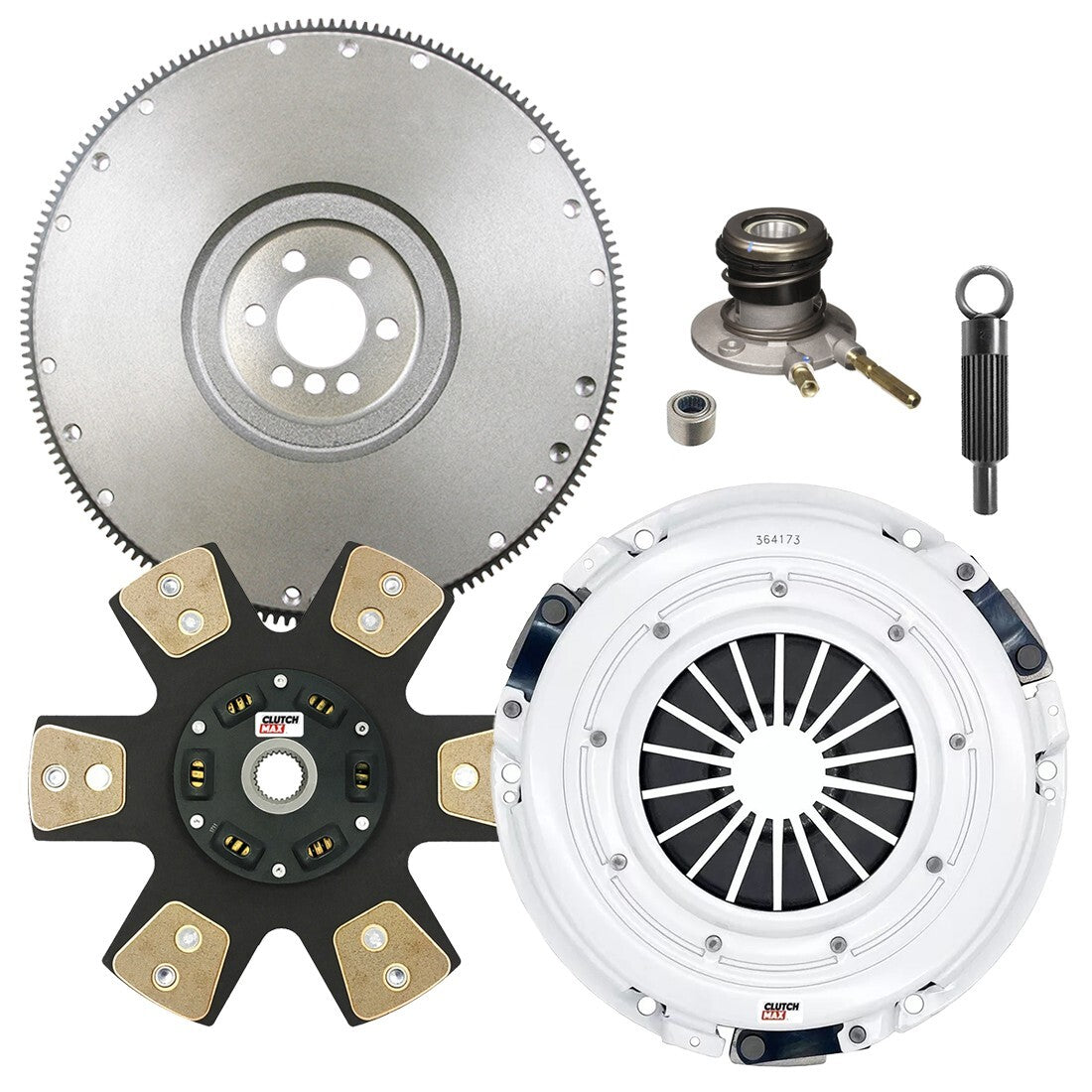 CLUTCHMAX STAGE 4 CLUTCH KIT & FLYWHEEL WITH SLAVE CYLINDER BUNDLE SET [CM04222HDCWS-FW167578-ST4]