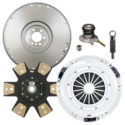 CLUTCHMAX STAGE 4 CLUTCH KIT & FLYWHEEL WITH SLAVE CYLINDER BUNDLE SET [CM04222HDCWS-FW167578-ST4]
