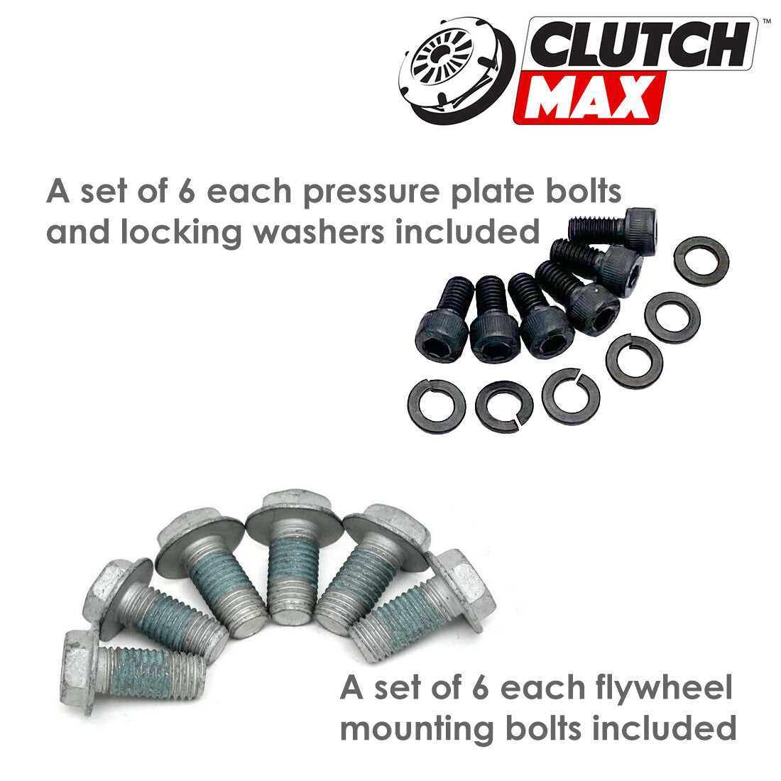 CLUTCHMAX 800HP TWIN PLATE CLUTCH KIT & PERFORMANCE CHROMOLY FLYWHEEL BUNDLE SET [CM04824MPLSF-CK]