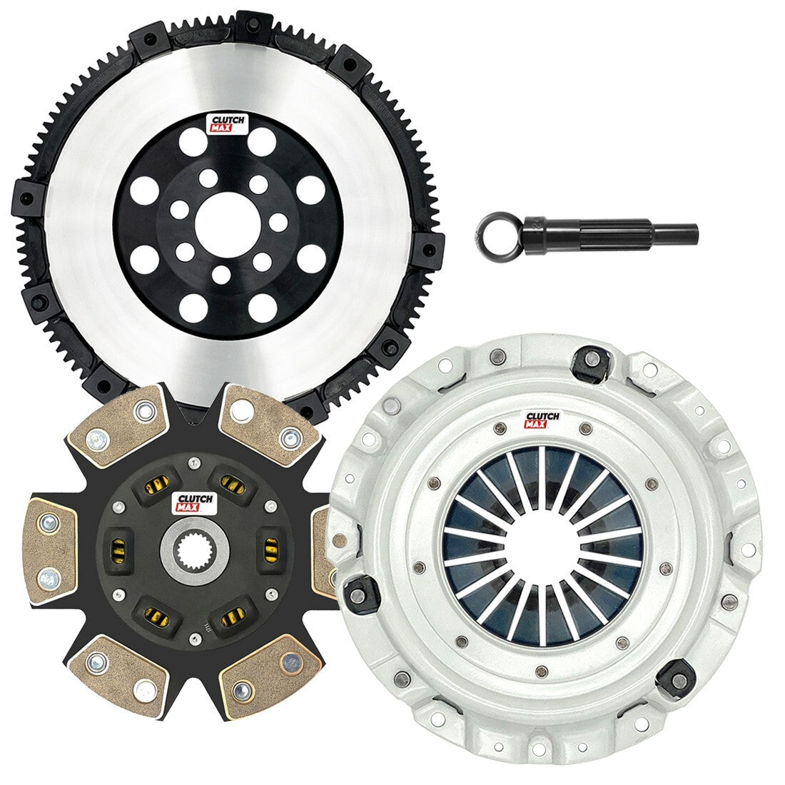 CLUTCHMAX STAGE 3 CLUTCH KIT & PERFORMANCE CHROMOLY FLYWHEEL BUNDLE SET [CM05012HDCLSF-ST3]