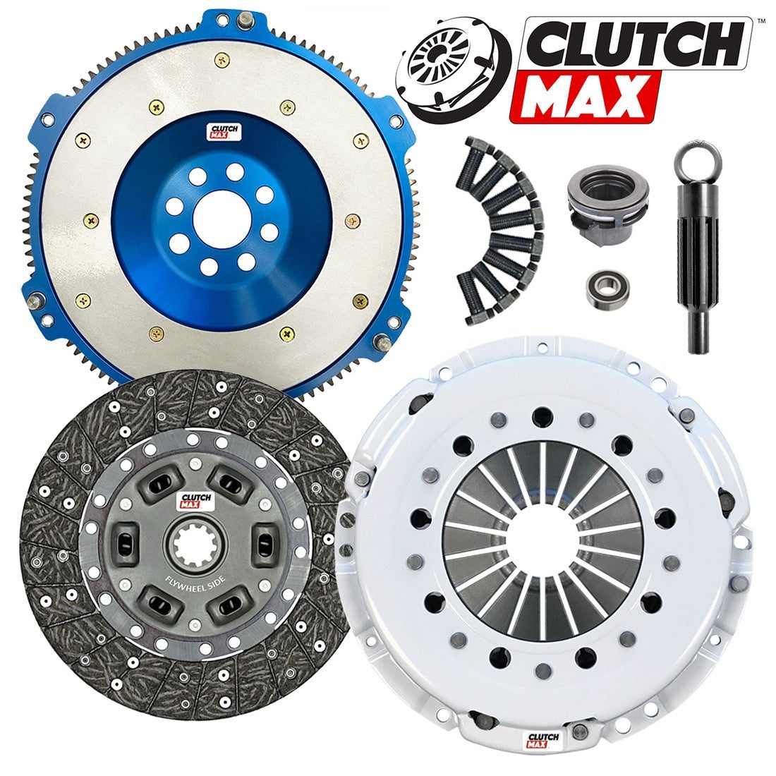 CLUTCHMAX STAGE 1 CLUTCH KIT & ALUMINUM FLYWHEEL BUNDLE SET [CM03049HDLAF-ST1]