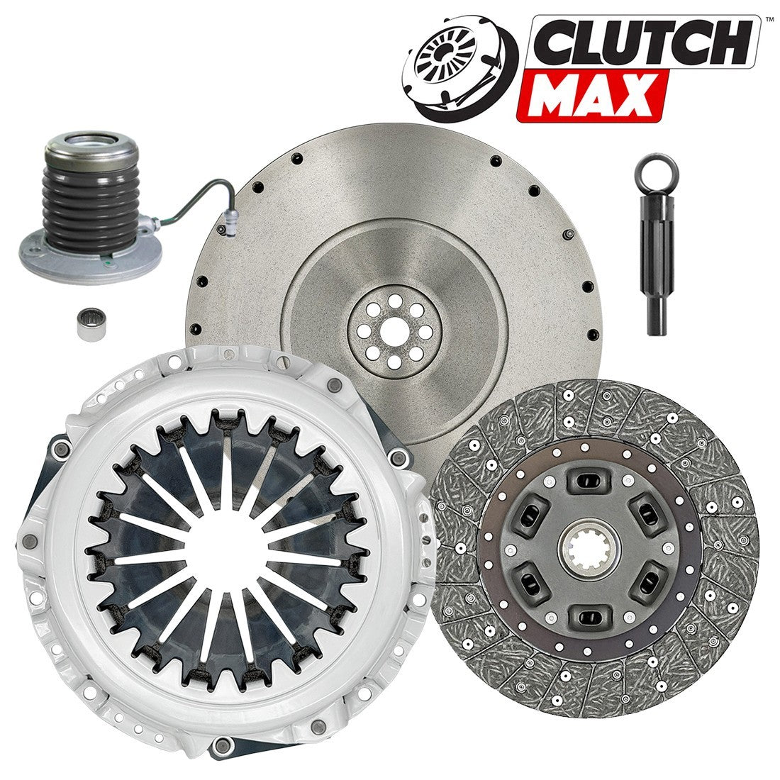 CLUTCHMAX OEM CLUTCH KIT & FLYWHEEL WITH SLAVE CYLINDER BUNDLE SET [CM07293HDWS+FW167980-CK]