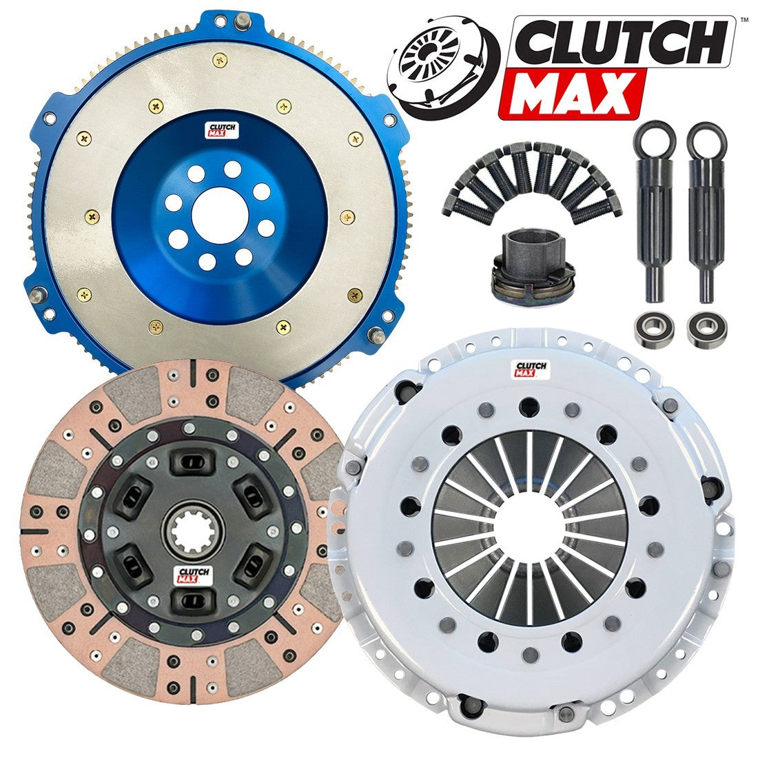 CLUTCHMAX STAGE 3 CLUTCH KIT & ALUMINUM FLYWHEEL BUNDLE SET [CM03005DFLAF-ST3]