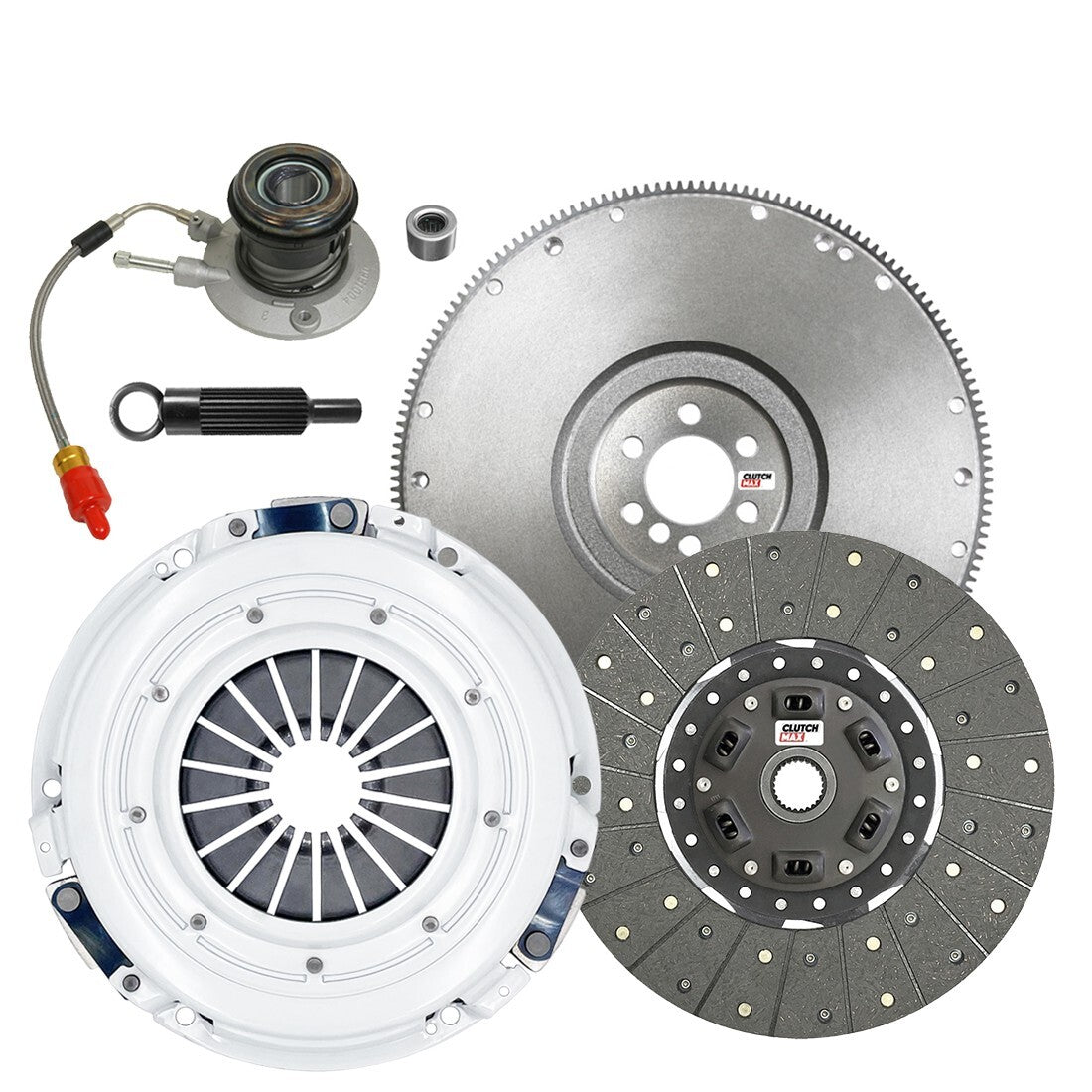 CLUTCHMAX OEM CLUTCH KIT & FLYWHEEL WITH SLAVE CYLINDER BUNDLE SET [CM04273HDWS-FW167578-CK]