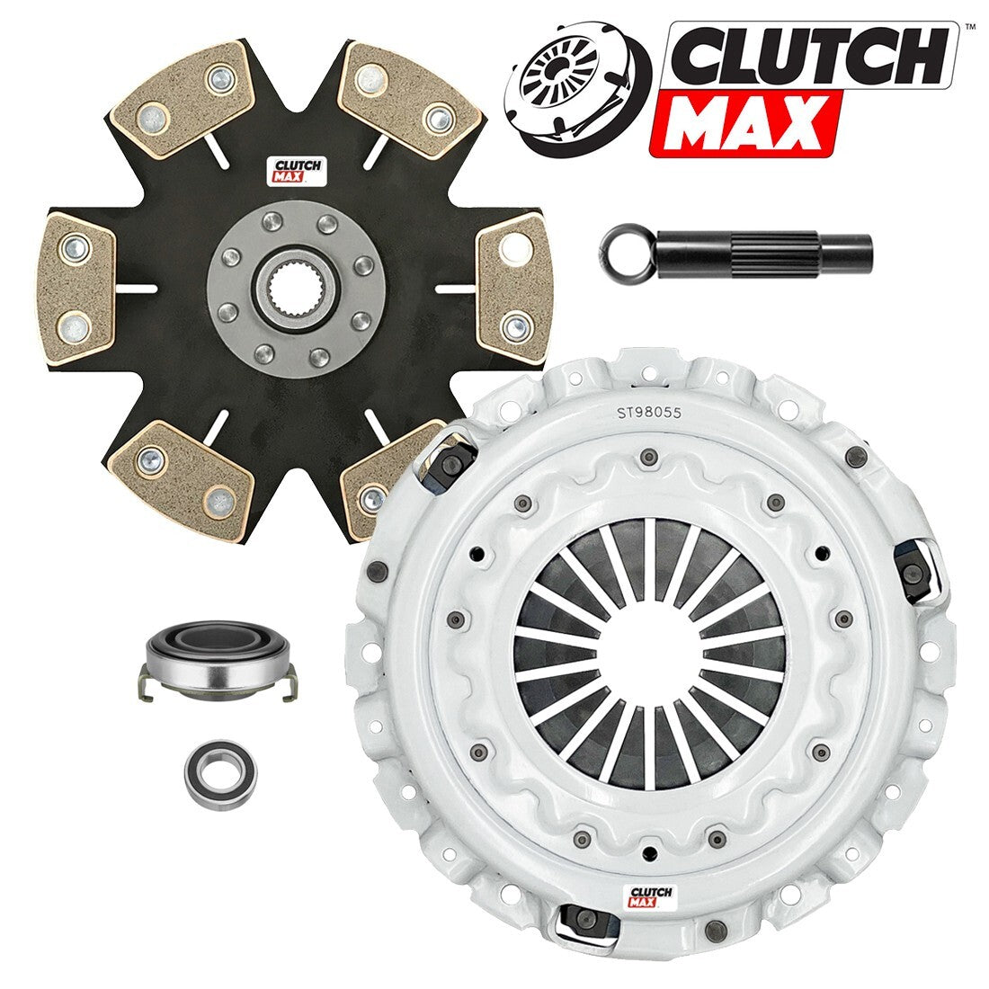CLUTCHMAX STAGE 4 CLUTCH KIT & PERFORMANCE CHROMOLY FLYWHEEL BUNDLE SET [CM08810HDDLSF-ST4]
