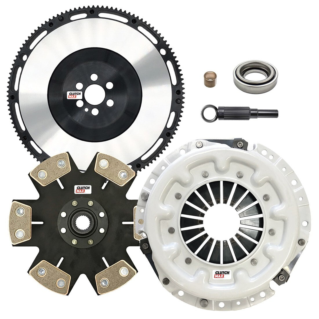 CLUTCHMAX STAGE 4 CLUTCH KIT & PERFORMANCE CHROMOLY FLYWHEEL BUNDLE SET [CM06059HDDLSF-ST4]