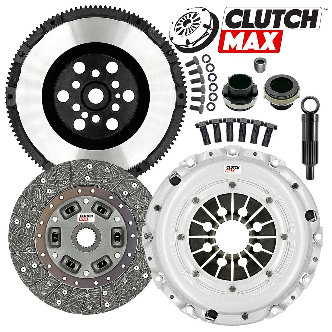 CLUTCHMAX STAGE 1 CLUTCH KIT & PERFORMANCE CHROMOLY FLYWHEEL BUNDLE SET [CM03164HDLSF-ST1]