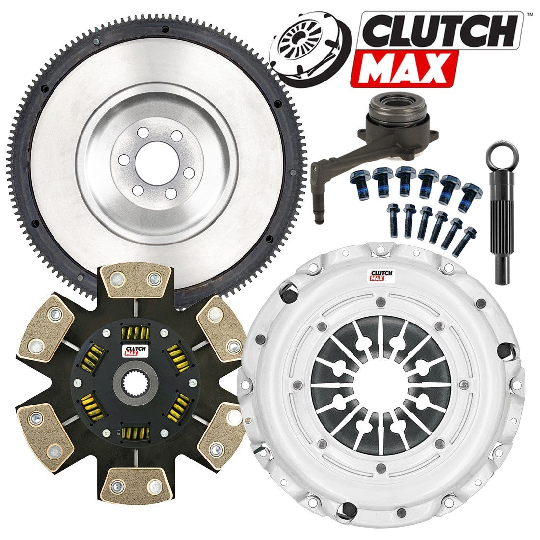 CLUTCHMAX STAGE 3 CLUTCH KIT & FLYWHEEL WITH SLAVE CYLINDER BUNDLE SET [CM02157HDCWSFW-ST3]