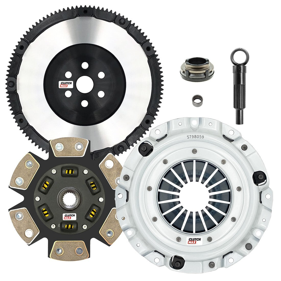 CLUTCHMAX STAGE 3 CLUTCH KIT & PERFORMANCE CHROMOLY FLYWHEEL BUNDLE SET [CM15059HDCLSF-ST3]