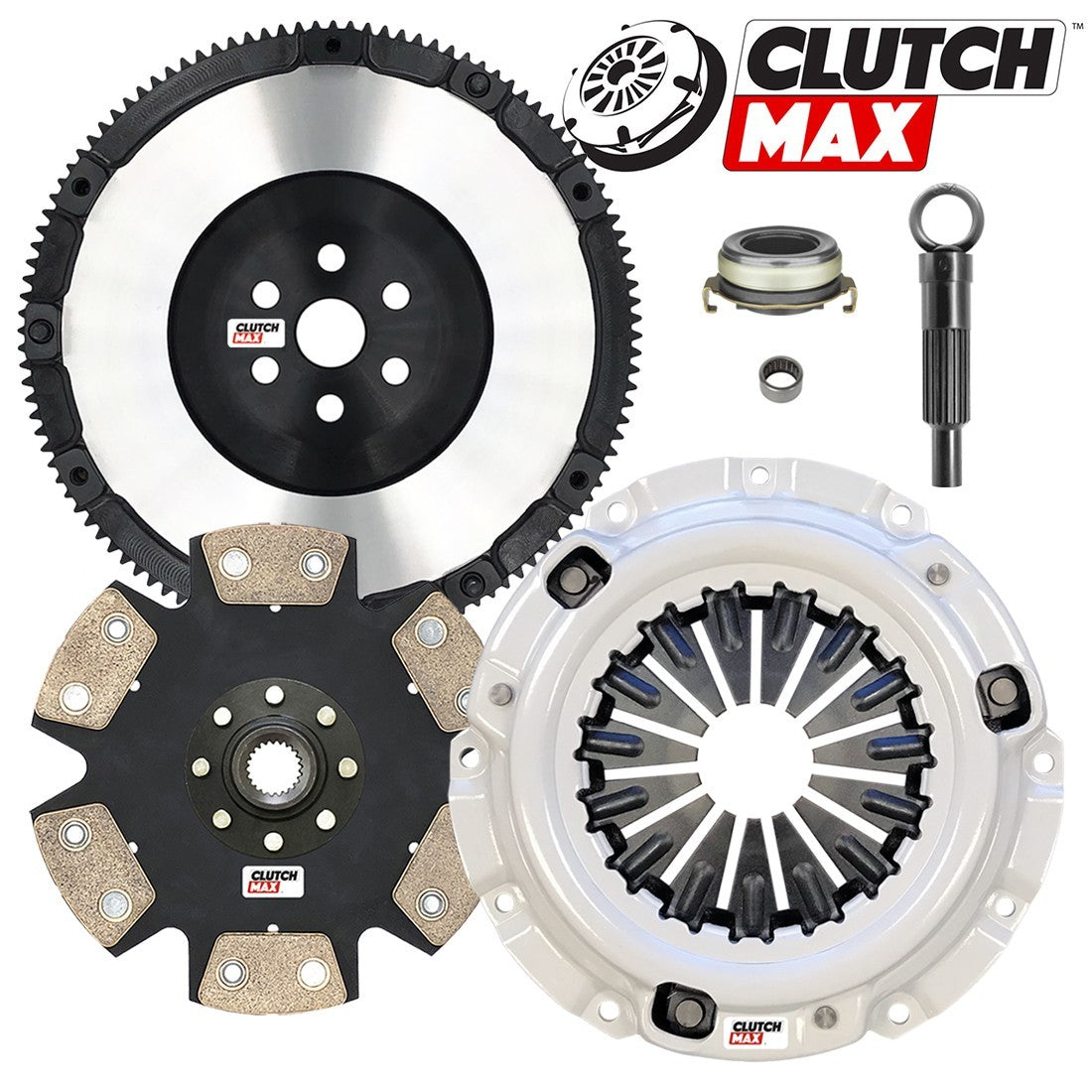 CLUTCHMAX STAGE 4 CLUTCH KIT & PERFORMANCE CHROMOLY FLYWHEEL BUNDLE SET [CM10060HDDLSF-ST4]