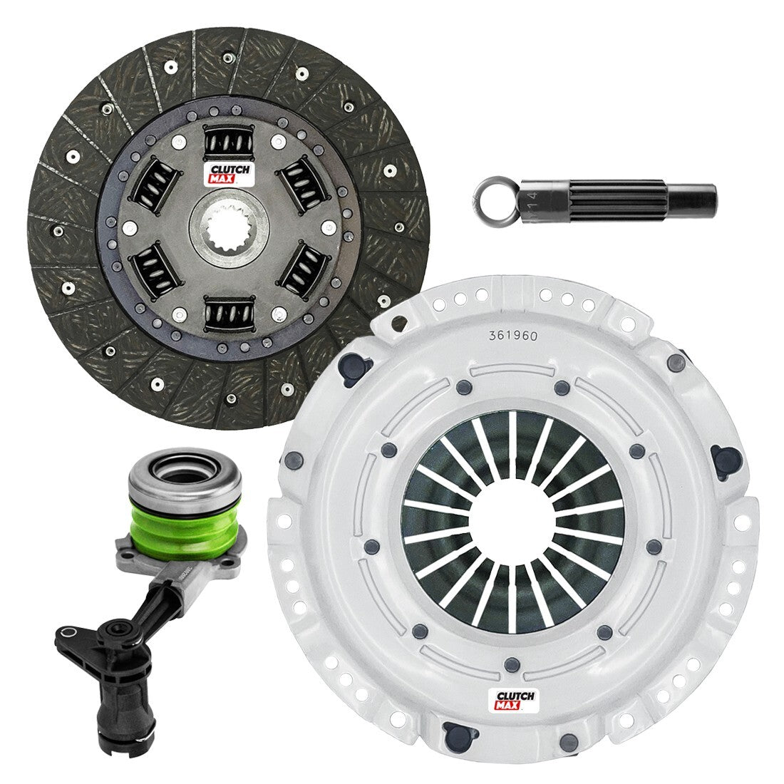 CLUTCHMAX STAGE 2 CLUTCH KIT WITH SLAVE CYLINDER BUNDLE SET [CM04195HDWS-ST2]