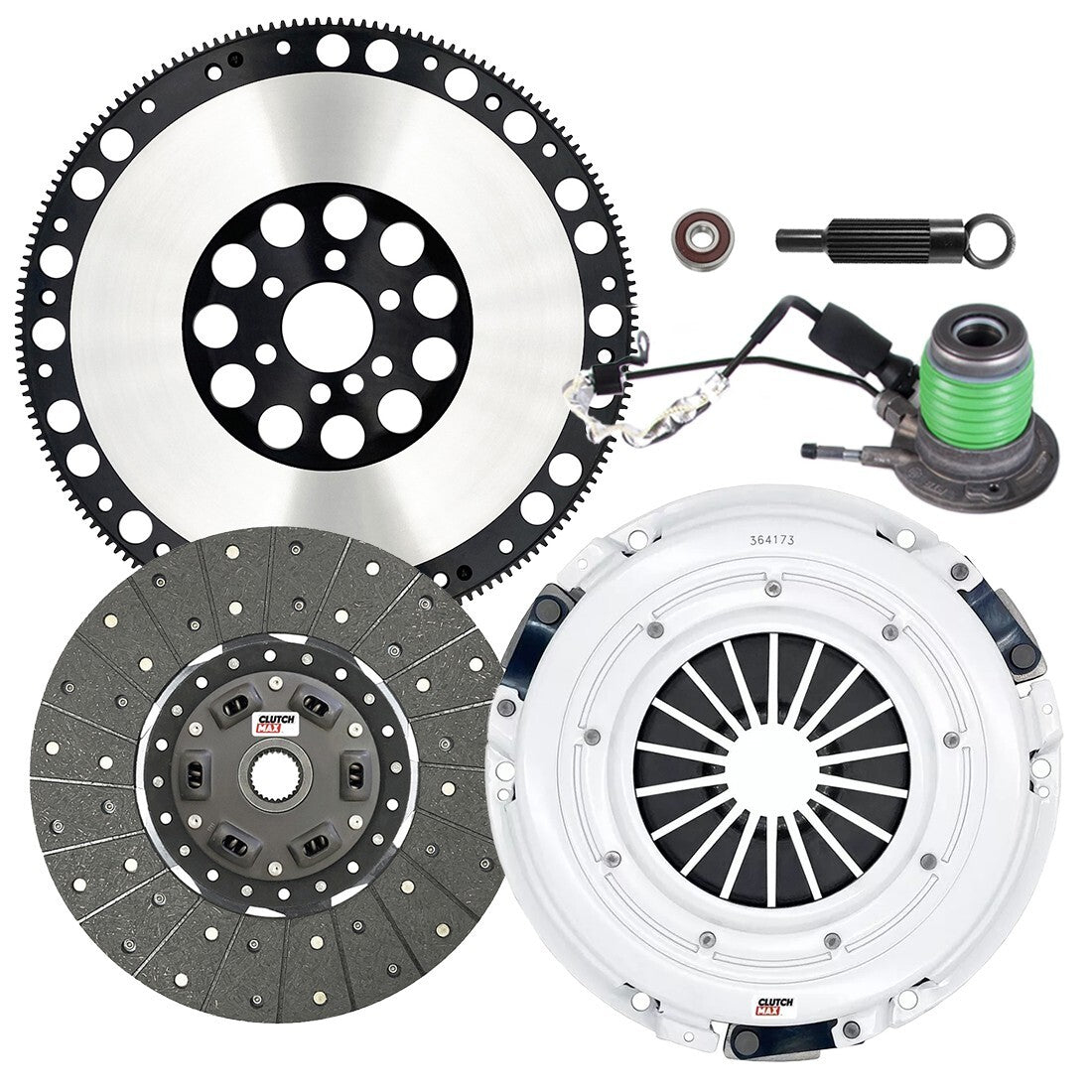 CLUTCHMAX STAGE 1 CLUTCH KIT & PERFORMANCE CHROMOLY FLYWHEEL WITH SLAVE CYLINDER BUNDLE SET [CM04803HDWS-LSF04173-ST1]