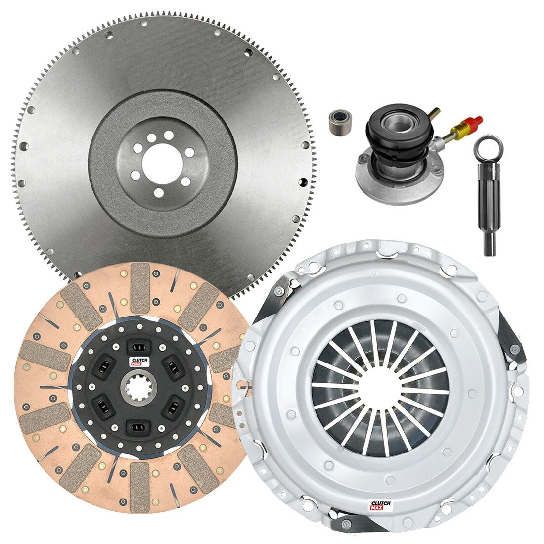 CLUTCHMAX STAGE 3 CLUTCH KIT & FLYWHEEL WITH SLAVE CYLINDER BUNDLE SET [CM04170DFWS-FW167525-ST3]