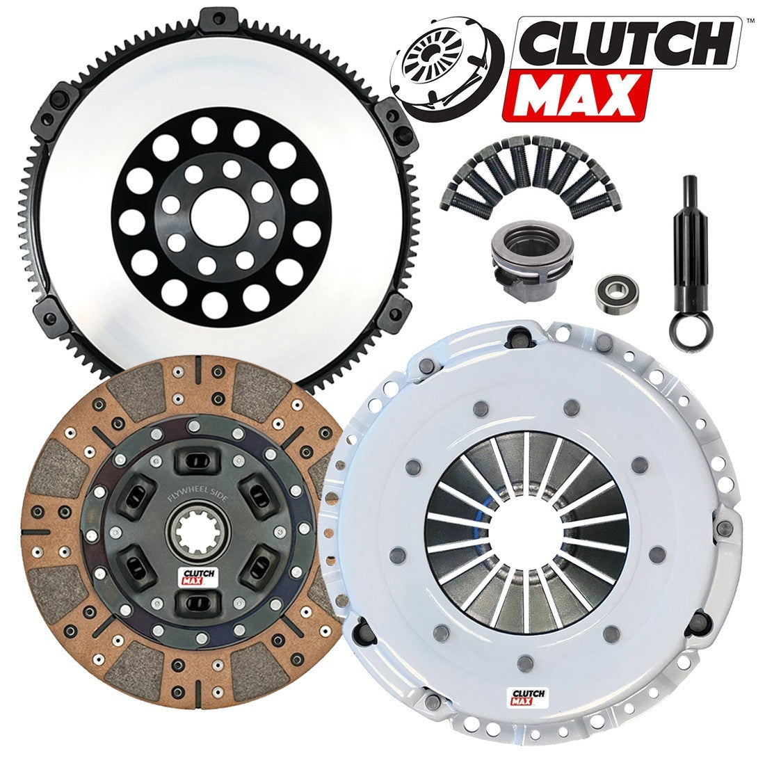 CLUTCHMAX STAGE 3 CLUTCH KIT & PERFORMANCE CHROMOLY FLYWHEEL BUNDLE SET [CM03111DFLSF-ST3]