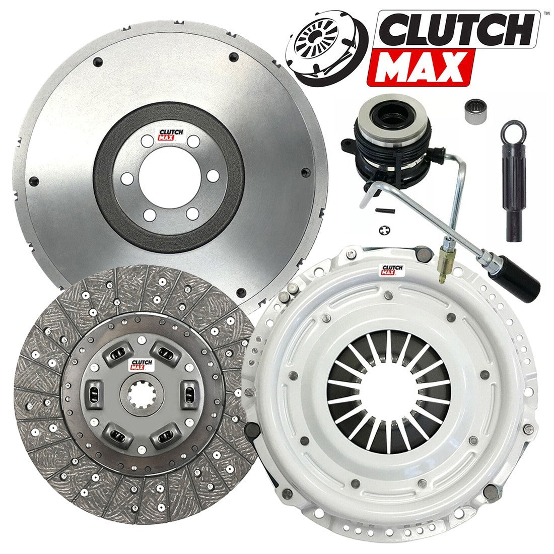 CLUTCHMAX STAGE 1 CLUTCH KIT & FLYWHEEL WITH SLAVE CYLINDER BUNDLE SET [CM01034HDWS-FW167002-ST1]