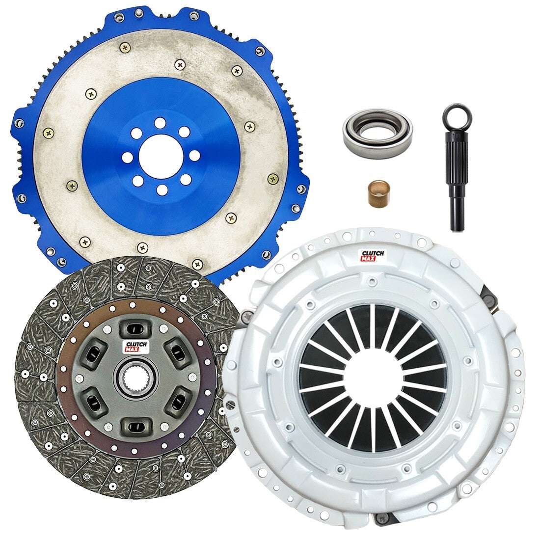 CLUTCHMAX STAGE 2 CLUTCH KIT & ALUMINUM FLYWHEEL BUNDLE SET [CM06803HDLAF-ST2]