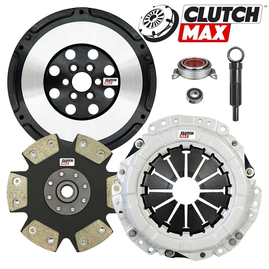 CLUTCHMAX STAGE 4 CLUTCH KIT & PERFORMANCE CHROMOLY FLYWHEEL BUNDLE SET [CM16480HDDLSF-ST4]