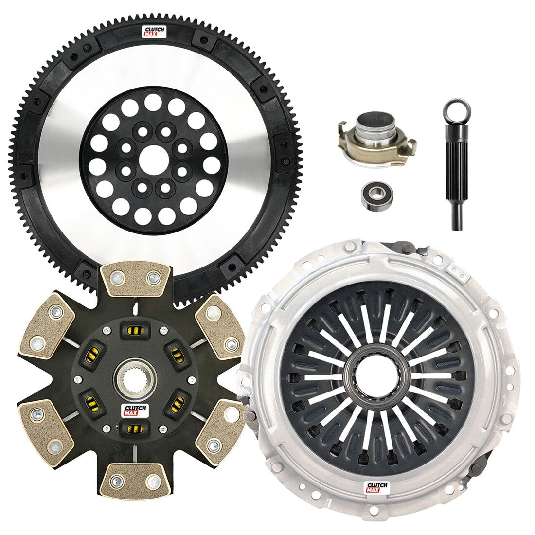 CLUTCHMAX STAGE 3 CLUTCH KIT & PERFORMANCE CHROMOLY FLYWHEEL BUNDLE SET [CM15025HDCLSF-ST3]